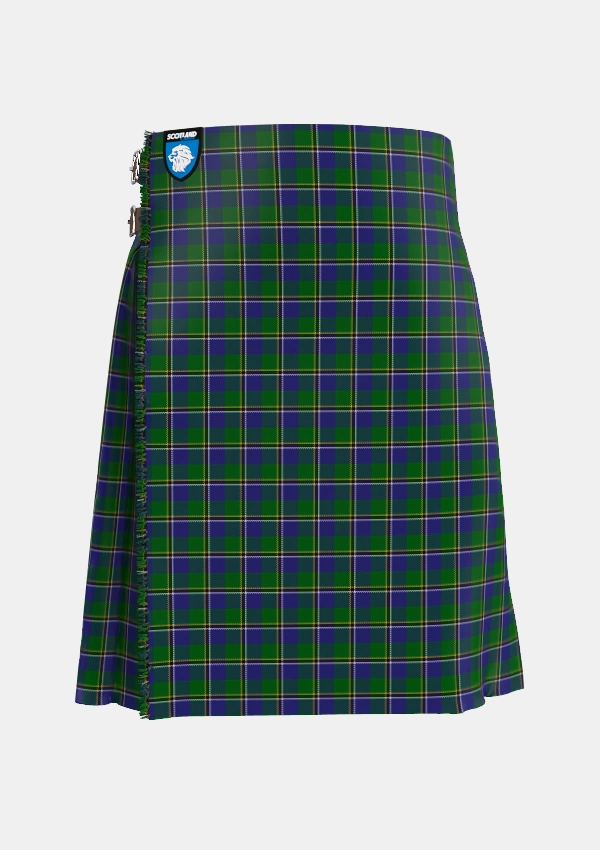 Traditional_Turnbull_Hunting_1983_2_Tartan_1265_kilt_front_image_with_pleated_design_and_adjustable_buckles_for_men