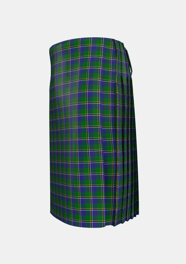 Traditional_Turnbull_Hunting_1983_2_Tartan_1265_kilt_left_image_with_pleated_design_and_adjustable_buckles_for_men