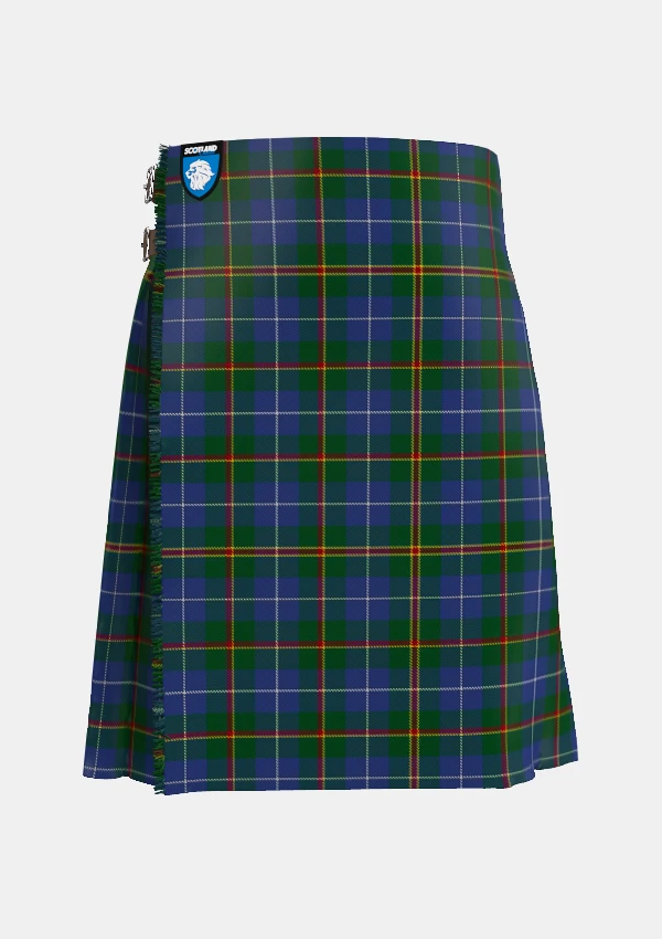 Traditional_Turnbull_Hunting_tartan_front_image_with_pleated_design_and_adjustable_buckles_for_men