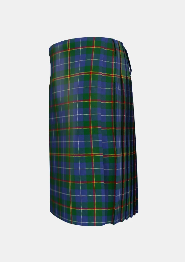 Traditional_Turnbull_Hunting_tartan_left_image_with_pleated_design_and_adjustable_buckles_for_men