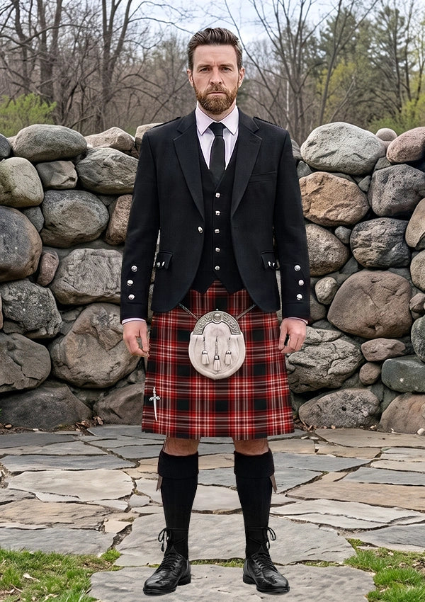 Traditional_Tweedside_Red_Tartan_Kilt_and_Argyle_Jacket_Kilt_Outfit_front_image