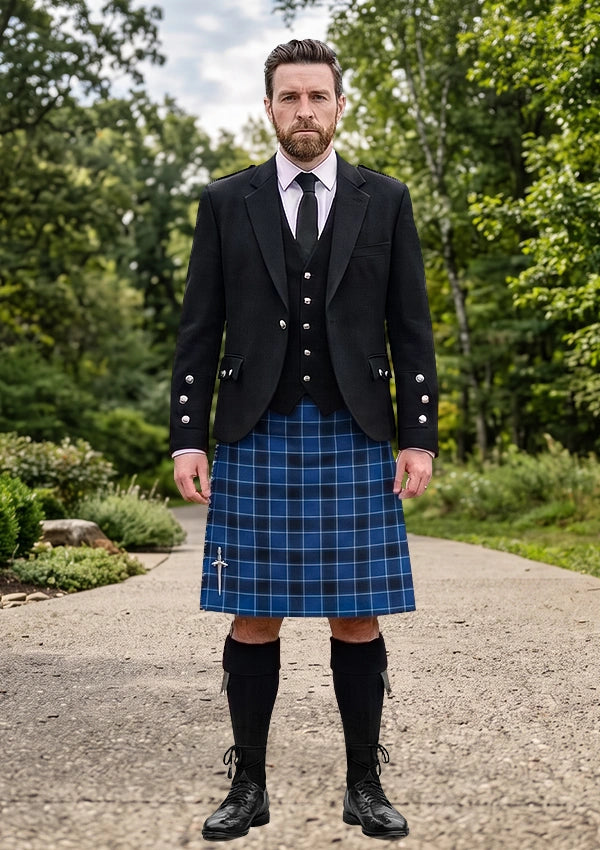 Traditional_US_Navy_Tartan_Kilt_and_Argyle_Jacket_Kilt_Outfit_front_image