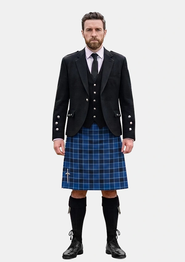 Traditional_US_Navy_Tartan_Kilt_and_Argyle_Jacket_Kilt_Outfits_front_image