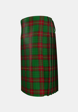 Traditional_Ulster_Red_Tartan_kilt_left_image_with_pleated_design_and_adjustable_buckles_for_men
