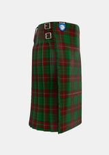 Traditional_Ulster_Red_Tartan_kilt_right_image_with_pleated_design_and_adjustable_buckles_for_men