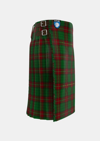 Traditional_Ulster_Red_Tartan_kilt_right_image_with_pleated_design_and_adjustable_buckles_for_men