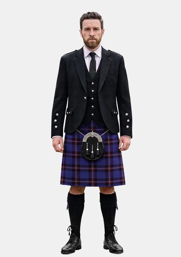 Traditional_Ulster_Scots_Tartan_7846_Kilt_and_Argyle_Jacket_Kilt_Outfits_front_image