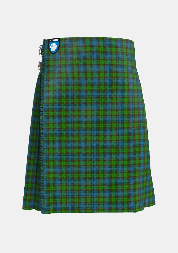 Traditional_Universal_Ancient_Tartan_kilt_136_front_image_with_pleated_design_and_adjustable_buckles_for_men