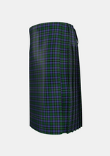Traditional_Urquhart_Brydone_Tartan_806_kilt_left_image_with_pleated_design_and_adjustable_buckles_for_men
