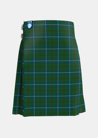 Traditional_Vipont_White_line_Tartan_1479_kilt_front_image_with_pleated_design_and_adjustable_buckles_for_men
