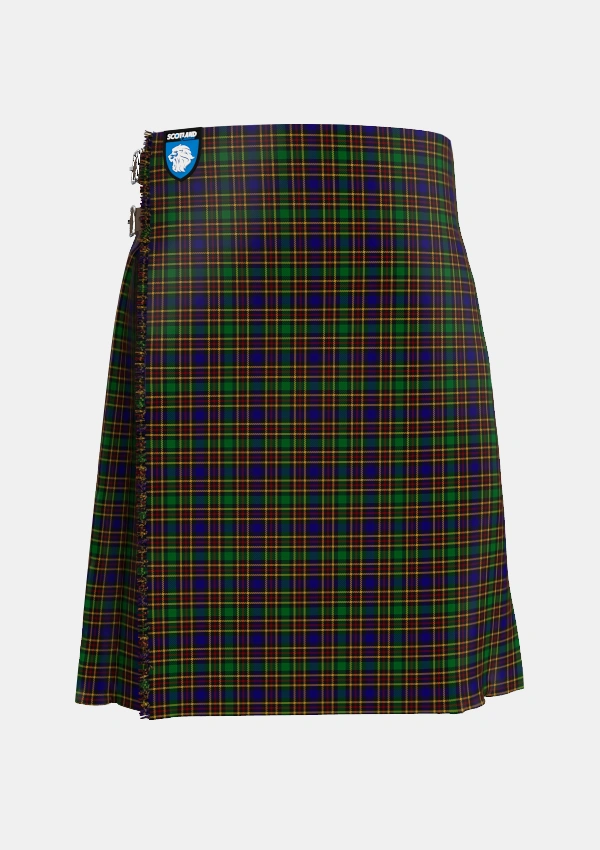 Traditional_Vosko_Tartan_373_kilt_front_image_with_pleated_design_and_adjustable_buckles_for_men