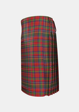 Traditional_Waggrall_Tartan_1691_kilt_left_image_with_pleated_design_and_adjustable_buckles_for_men