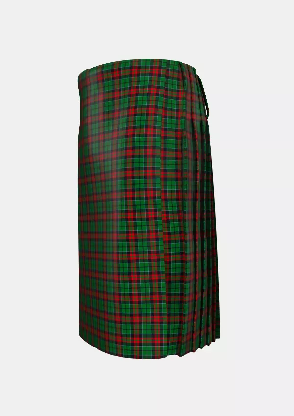 Traditional_Walker_James_Tartan_999_kilt_left_image_with_pleated_design_and_adjustable_buckles_for_men