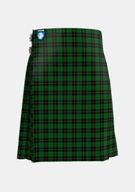 Traditional_Wallace_Hunting_Tartan_kilt_1101_front_image_with_pleated_design_and_adjustable_buckles_for_men