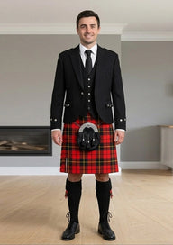 Traditional_Wallace_tartan_Kilt_and_Argyle_Jacket_Kilt_Outfit_front_image