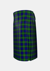 Traditional_Wartley_Hunting_Tartan_4338_kilt_left_image_with_pleated_design_and_adjustable_buckles_for_men