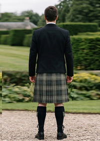 Traditional_Weathered_Patriot_tartan_Kilt_and_Argyle_Jacket_Kilt_Outfit_back_image