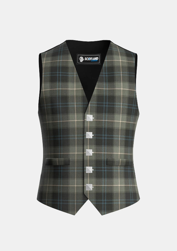 Traditional_Weathered_Patriot_tartan_Waistcoat_front_image