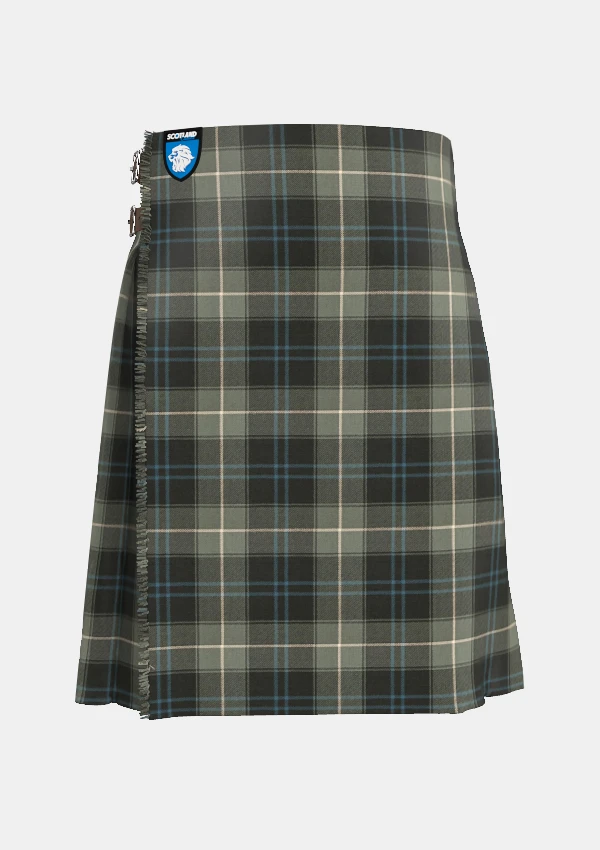 Traditional_Weathered_Patriot_tartan_front_image_with_pleated_design_and_adjustable_buckles_for_men