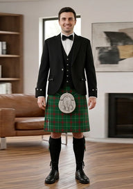 Traditional_Welsh_tartan_Kilt_and_Argyle_Jacket_Kilt_Outfit_front_image