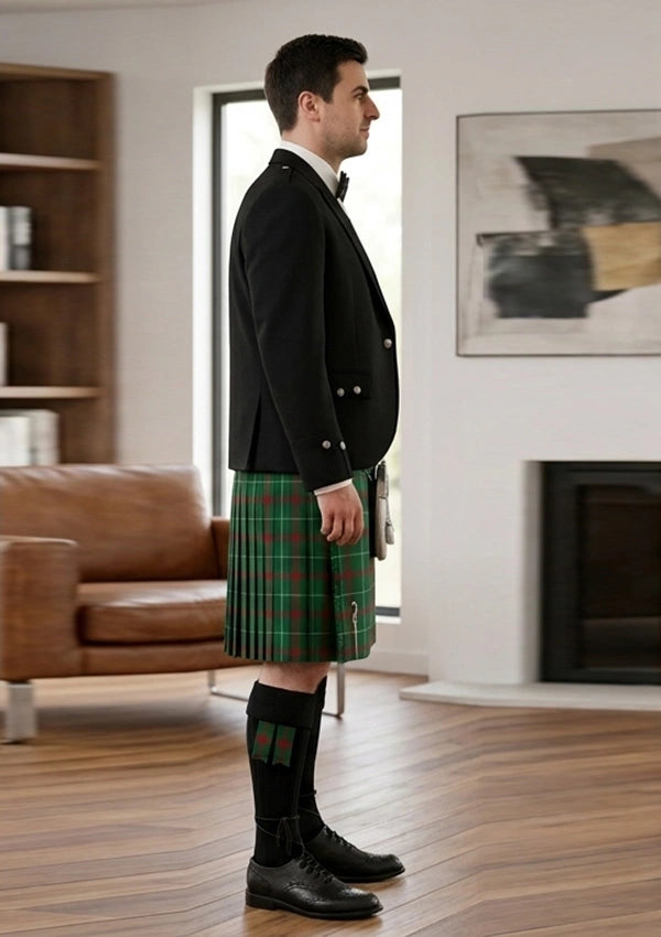 Traditional_Welsh_tartan_Kilt_and_Argyle_Jacket_Kilt_Outfit_right_image