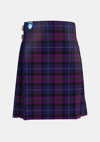 Traditional_Western_Isles_tartan_7463_front_image_with_pleated_design_and_adjustable_buckles_for_men