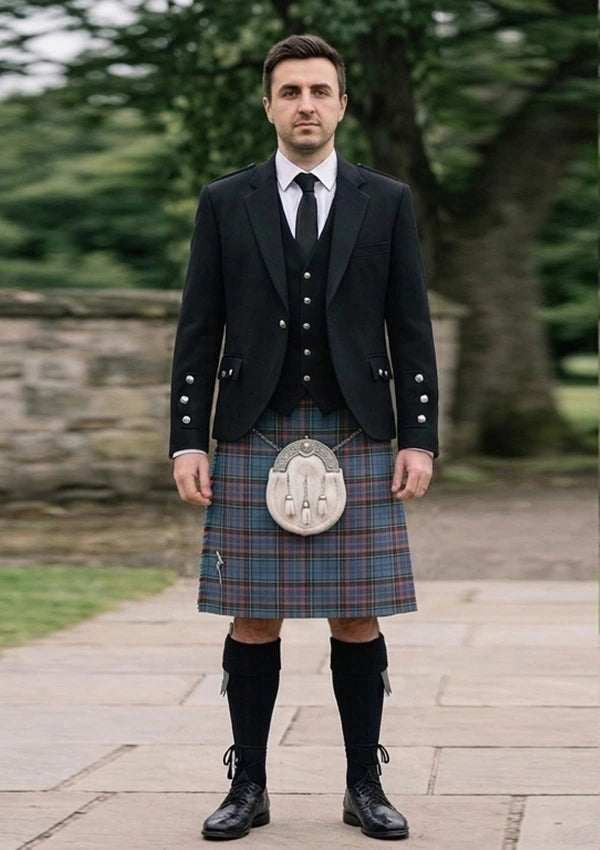 Traditional_Westwood_MacAndreas_Tartan_7489_Kilt_and_Argyle_Jacket_Kilt_Outfit_front_image