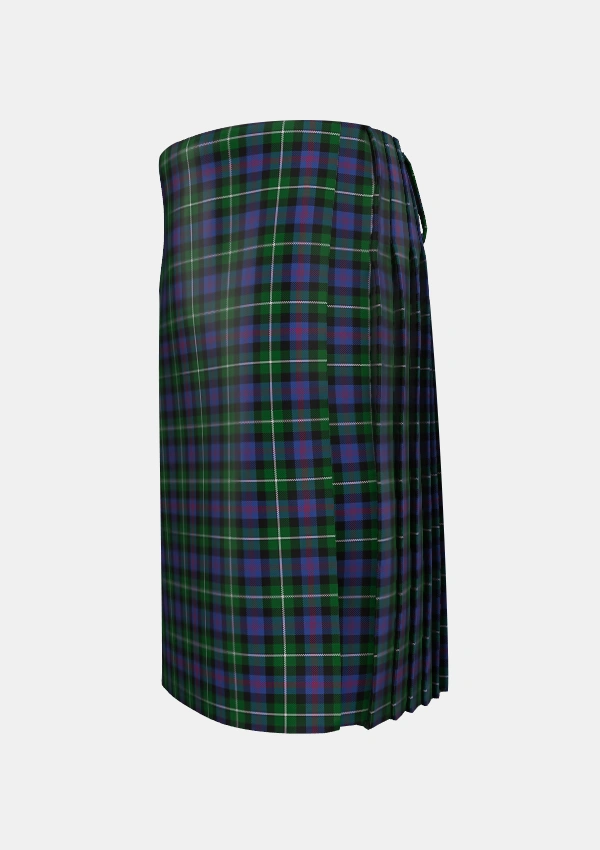Traditional_Whitson_2_Tartan_1423_kilt_left_image_with_pleated_design_and_adjustable_buckles_for_men