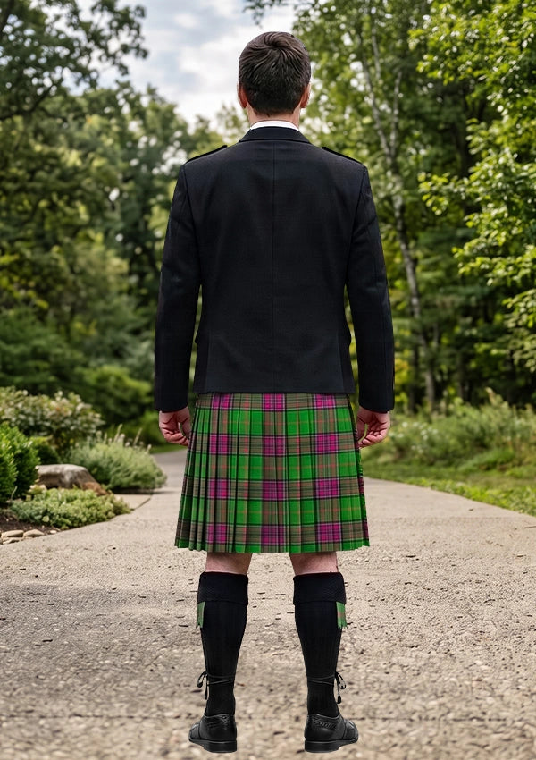 Traditional_Whyte_John_Family_Tartan_Kilt_and_Argyle_Jacket_Kilt_Outfit_back_image