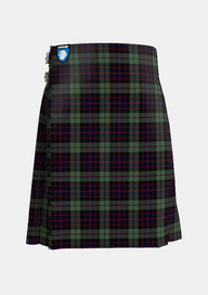 Traditional_Williamson_Tartan_kilt_4077_front_image_with_pleated_design_and_adjustable_buckles_for_men