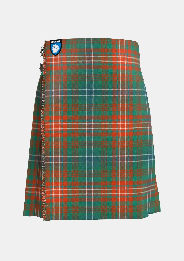 Traditional_Wilson_tartan_front_image_with_pleated_design_and_adjustable_buckles_for_men