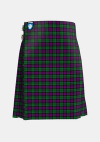 Traditional_Wilsons_No150_Tartan_697_kilt_front_image_with_pleated_design_and_adjustable_buckles_for_men