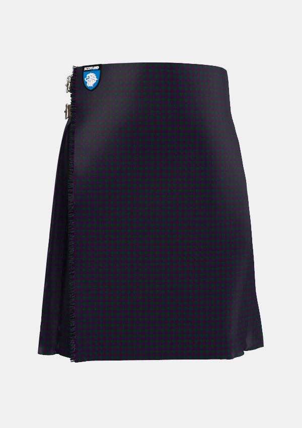 Traditional_Wilsons_No211_Tartan_116_kilt_front_image_with_pleated_design_and_adjustable_buckles_for_men