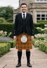 Traditional_Wolfe_tartan_4096_Kilt_and_Argyle_Jacket_Kilt_Outfit_front_image