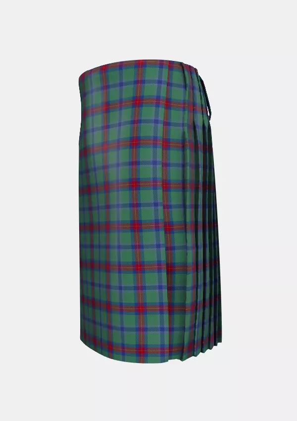 Traditional_Wright_Anne_Tartan_11188_kilt_left_image_with_pleated_design_and_adjustable_buckles_for_men