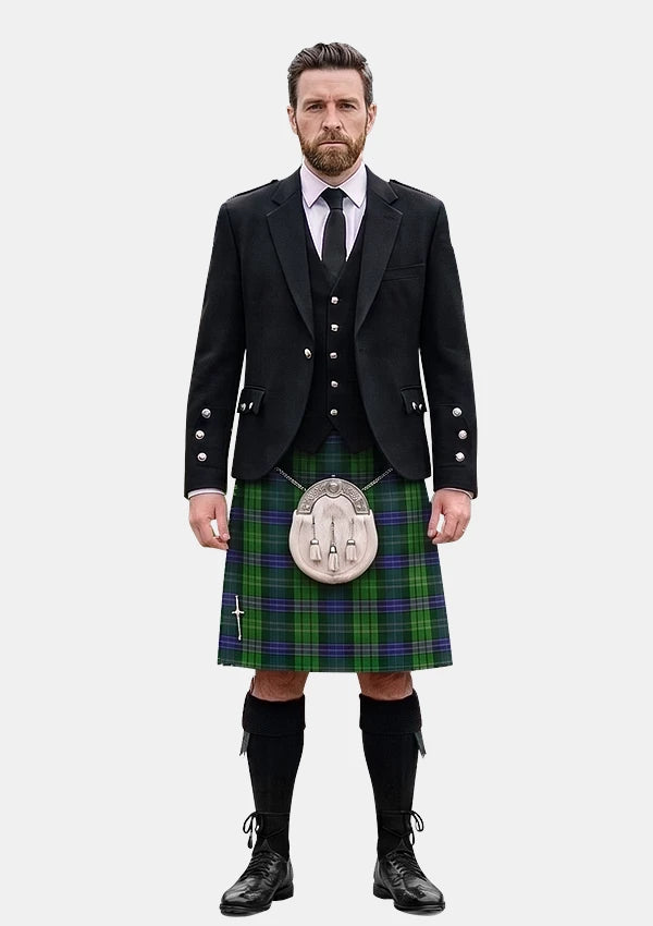 Traditional_Young_Melvina_Tartan_2546_Kilt_and_Argyle_Jacket_Kilt_Outfits_front_image