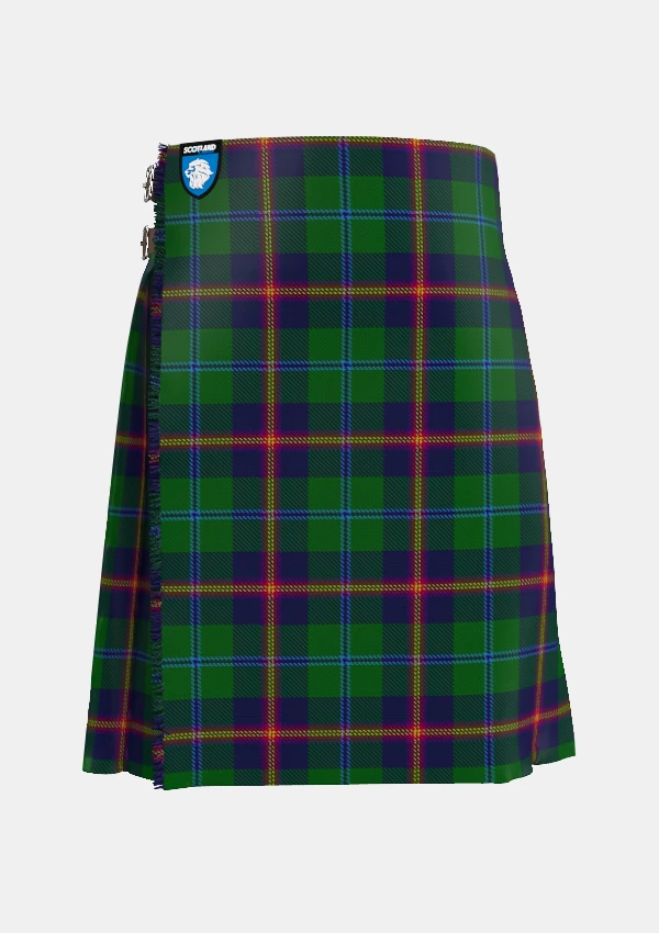 Traditional_Young_tartan_front_image_with_pleated_design_and_adjustable_buckles_for_men