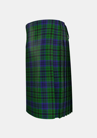 Traditional_bailey_tartan_kilt_left_image_with_pleated_design_and_adjustable_buckles_for_men