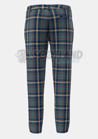 US-Marine Corp Tartan Trouser Back
