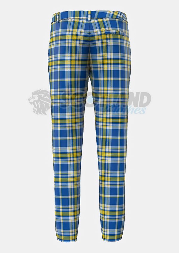Ukraine Forever Tartan Trouser Back