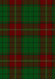 Ulster Red Tartan Fabric