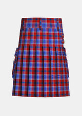 Utility_A_J_Gallacher_Tartan_10053_kilt_back_image_with_pleated_design_and_adjustable_buckles_for_men