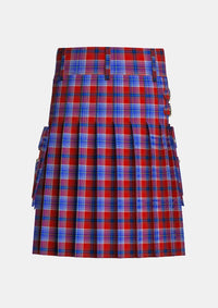 Utility_A_J_Gallacher_Tartan_10053_kilt_back_image_with_pleated_design_and_adjustable_buckles_for_men