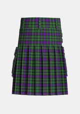 Utility_Abercrombie_Wilsons_No2_64_Tartan_1048_kilt_back_image_with_pleated_design_and_adjustable_buckles_for_men