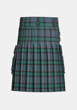 Utility_Aberfeldy_Tartan_7748_kilt_back_image_with_pleated_design_and_adjustable_buckles_for_men