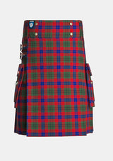 Utility_Abernethy_Tartan_10333_kilt_front_image_with_pleated_design_and_adjustable_buckles_for_men