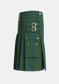 Utility_Aiton_Ayton_Tartan_328_kilt_right_image_with_pleated_design_and_adjustable_buckles_for_men