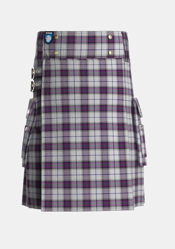 Utility_Alexander_of_Menstry_Dress_Tartan_6716_kilt_front_image_with_pleated_design_and_adjustable_buckles_for_men