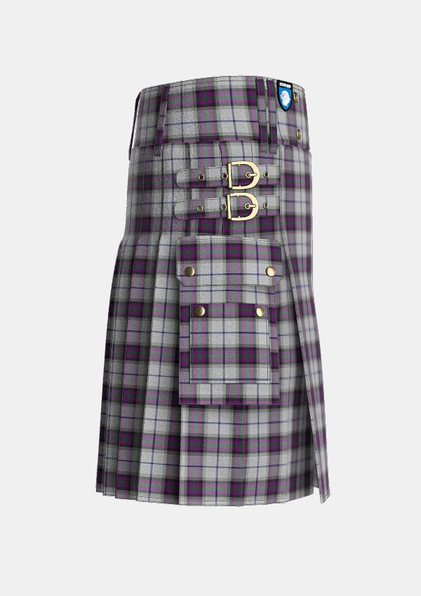 Utility_Alexander_of_Menstry_Dress_Tartan_6716_kilt_right_image_with_pleated_design_and_adjustable_buckles_for_men