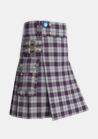 Utility_Alexander_of_Menstry_Dress_Tartan_6716_kilt_side_image_with_pleated_design_and_adjustable_buckles_for_men